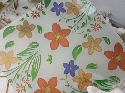 Художественное узорчатое стекло